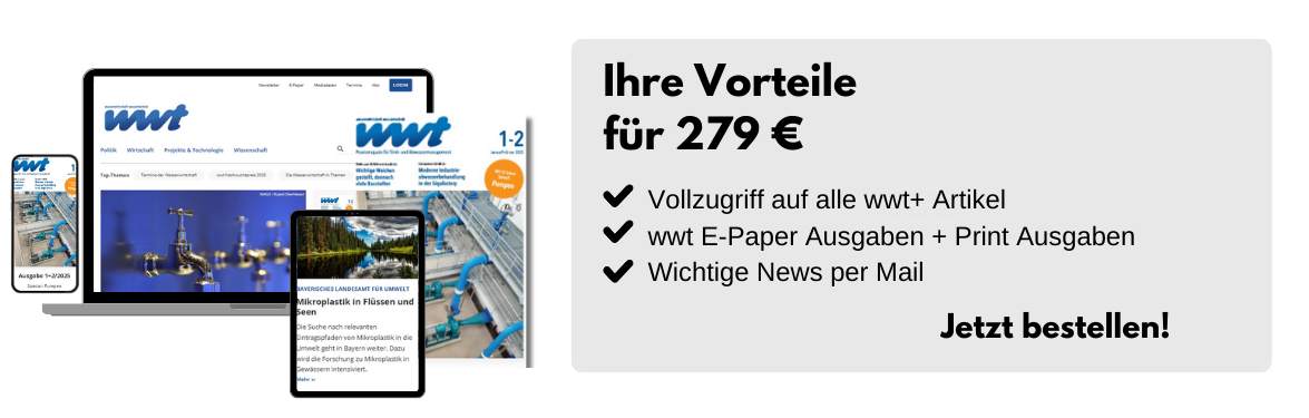 Ihre Vorteile für 279€: Vollzugriff auf alle wwt+ Artikel, wwt Print + E-Paper Ausgaben, Wichtige News per Mail. Jetzt bestellen!