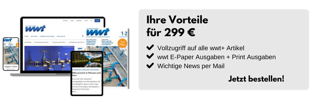 Ihre Vorteile für 299 €: Vollzugriff auf alle wwt+ Artikel, wwt Print + E-Paper Ausgaben, Wichtige News per Mail. Jetzt bestellen!