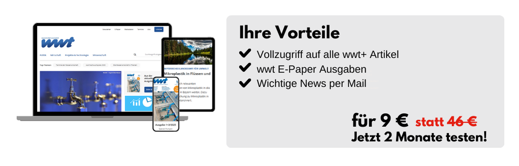 Ihre Vorteile: Vollzugriff auf alle wwt+ Artikel, wwt als E-Paper Ausgaben, Wichtige News per Mail für 9 € statt 46 €. Jetzt 2 Monate testen!